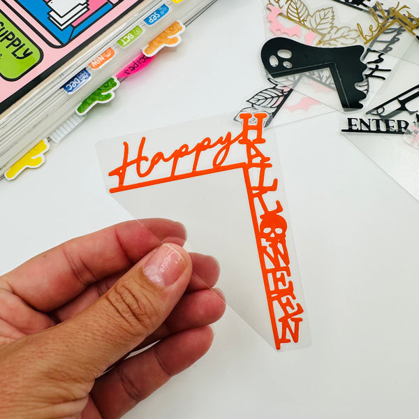 Happy Halloween Corner Tab