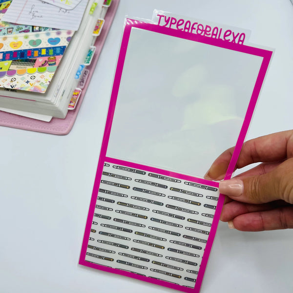 Mildliner Pattern Pocket Dash for Ring Planners