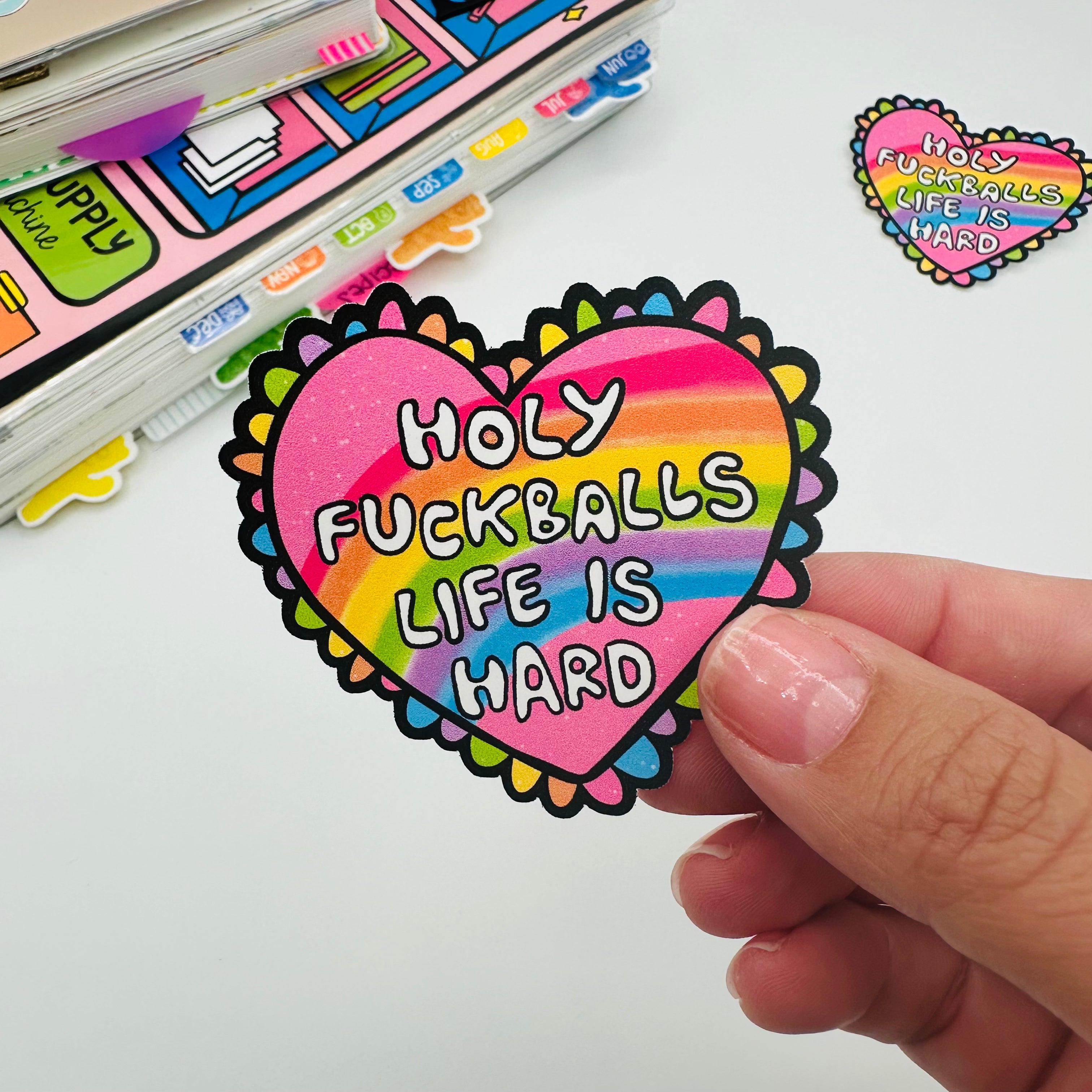 Life Is Hard Vinyl Sticker – TypeAforAlexa