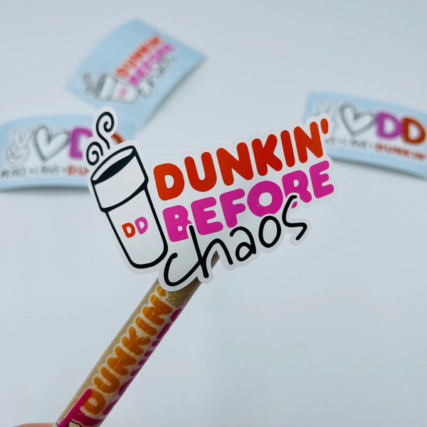 DD Before Chaos Vinyl Sticker